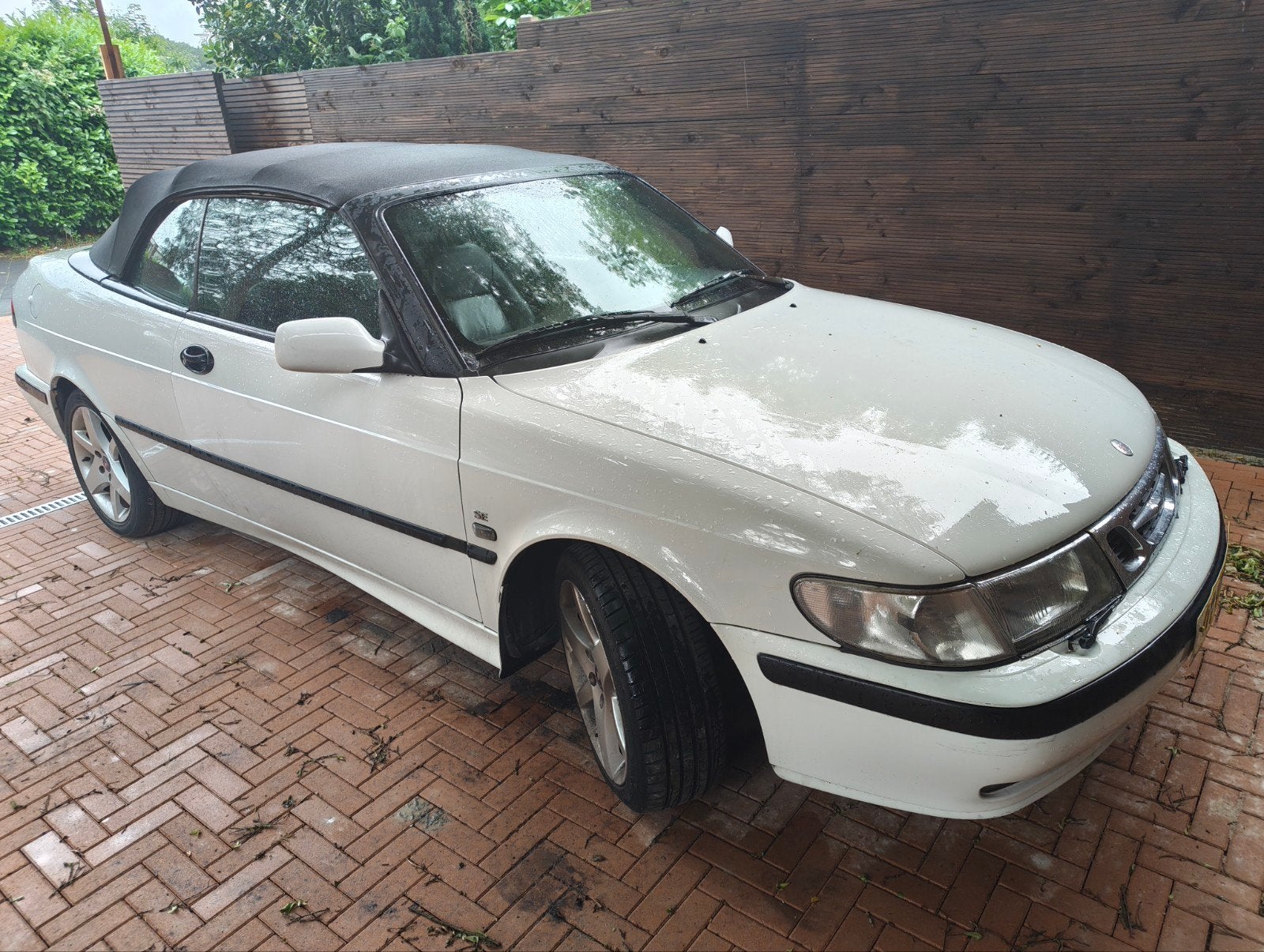 Saab 9-3 9-3 2000 Wit donor auto, Cabriolet, 4 stoelen, Wit, Geïmporteerd