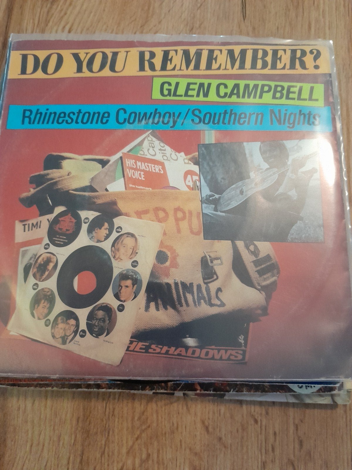 Glen campbell 7inch rhinestone cowboy, Cd's en Dvd's, Ophalen of Verzenden, Zo goed als nieuw, Pop