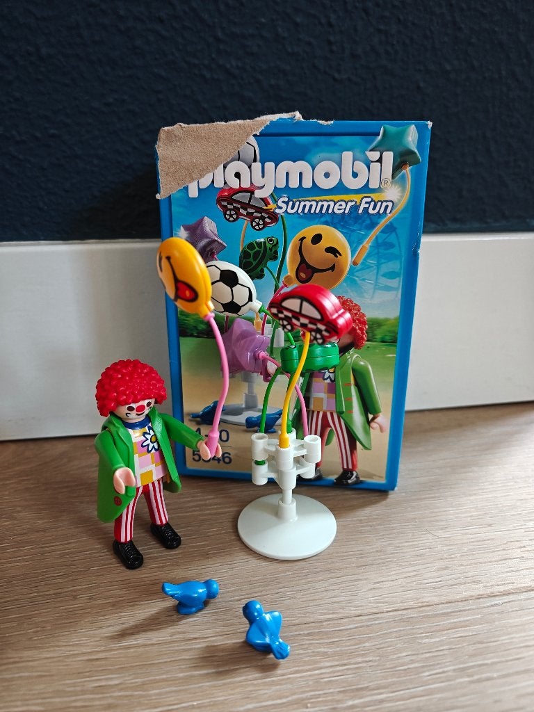 Playmobil Summer Fun Clown met ballonnen (5546), Ophalen, Complete set, Figuren, Summer fun