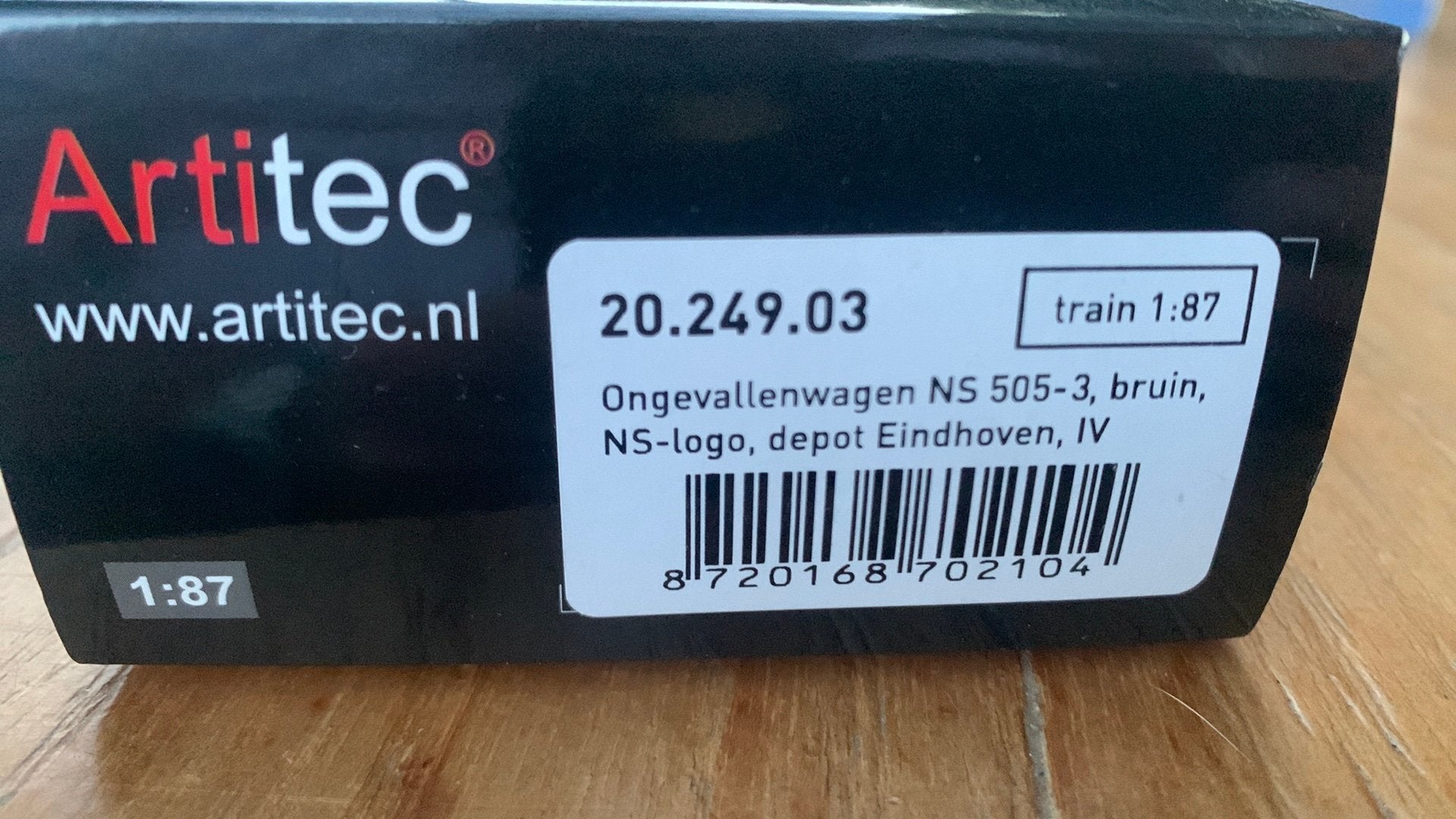 Artitec HO 20.249.03 ongevallenwagon NS Eindhoven, Hobby en Vrije tijd, Modeltreinen | H0, Overige merken, Gelijkstroom, Ophalen of Verzenden