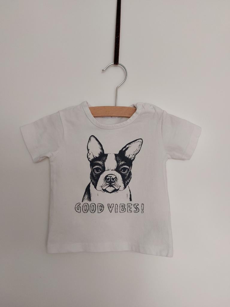 Dirkje shirtje maat 74 z.g.a.n., Kinderen en Baby's, Babykleding | Maat 74, Zo goed als nieuw, Jongetje of Meisje, Shirtje of Longsleeve