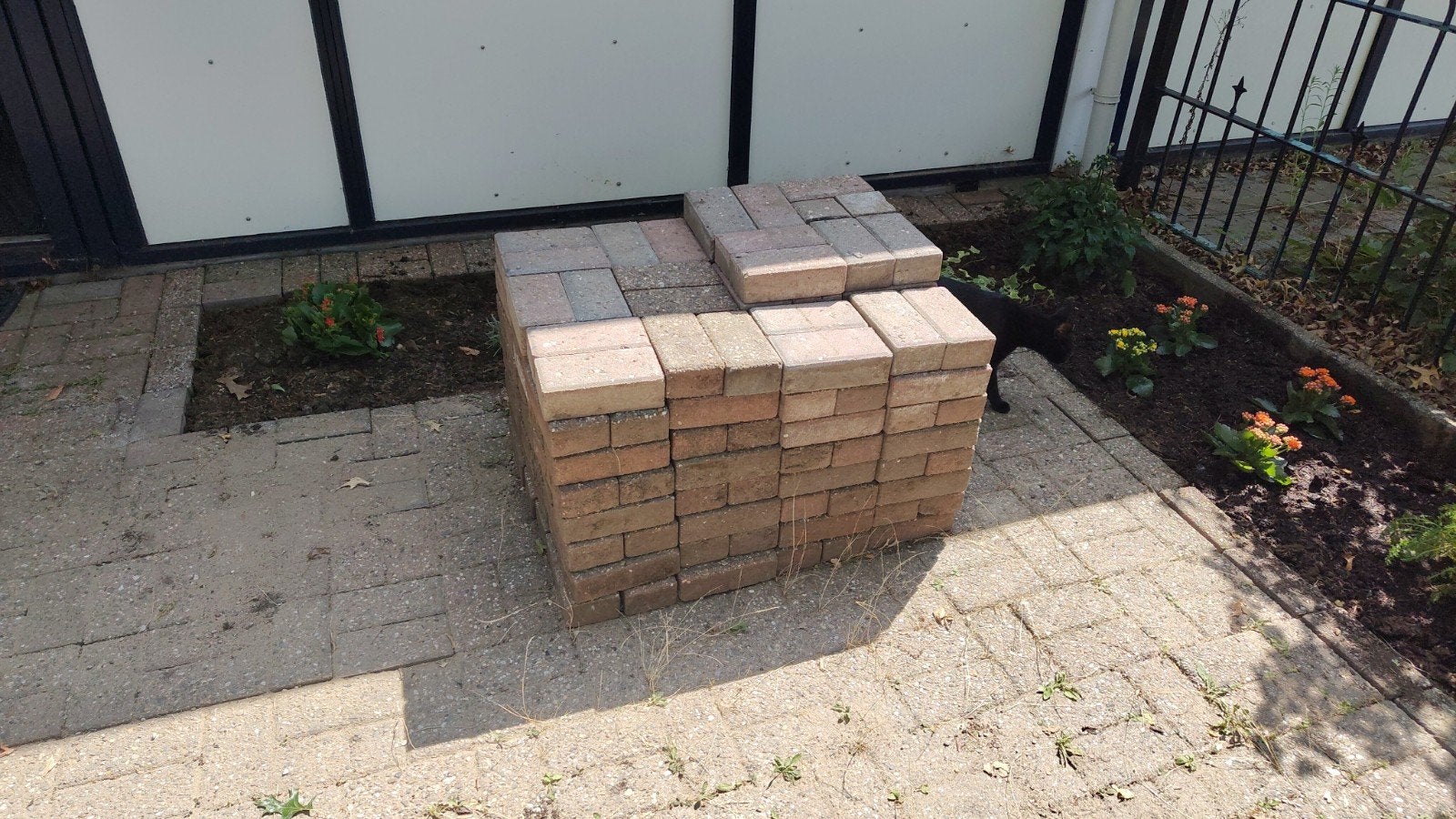 klinkers gratis op te halen, genoeg voor 4m2, Tuin en Terras, Ophalen, Gebruikt, Composiet