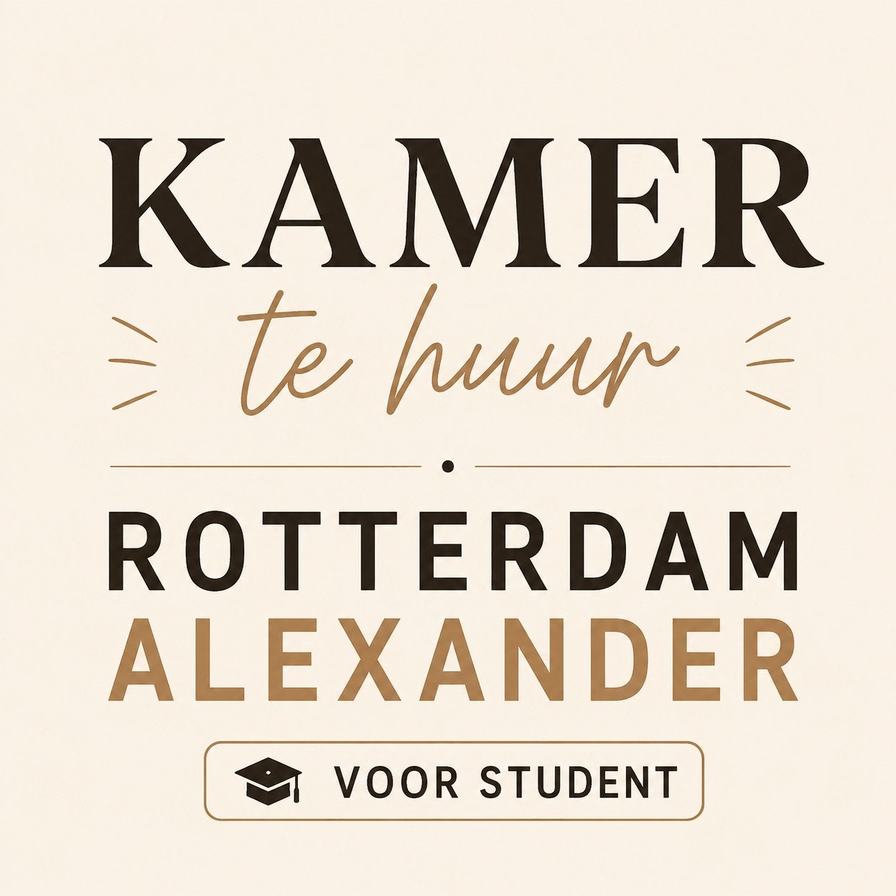 Kamer te huur (in eengezinswoning) Rotterdam Alexander, Minder dan 20 m², Rotterdam