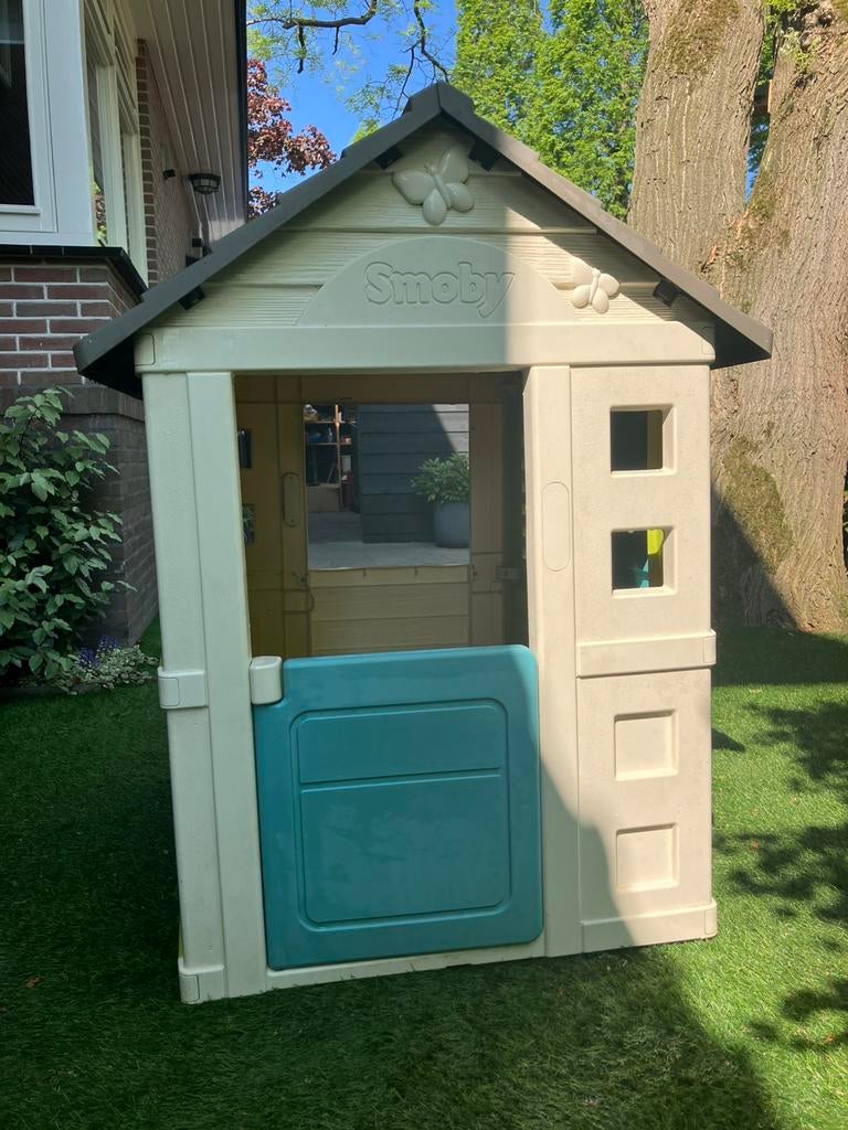 Smoby speelhuisje, Kinderen en Baby's, Speelgoed | Buiten | Speelhuisjes, Ophalen, Zo goed als nieuw, Kunststof