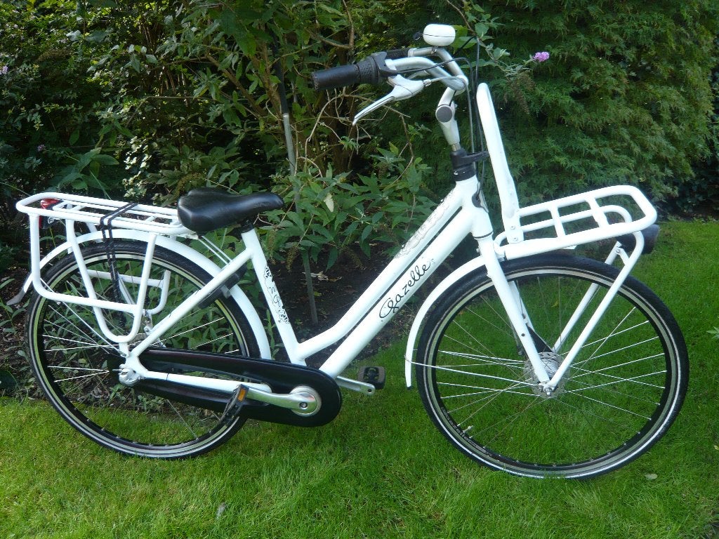 mooie 28" 50cm alu gazelle miss grace met 3 naafversnelling, Fietsen en Brommers, Gebruikt, Handrem, Gazelle, Trommelrem