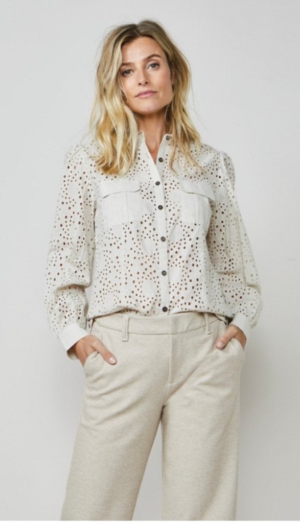 Summum beige blouse maat 40, Kleding | Dames, Blouses en Tunieken, Maat 38/40 (M), Summum, Beige, Ophalen of Verzenden