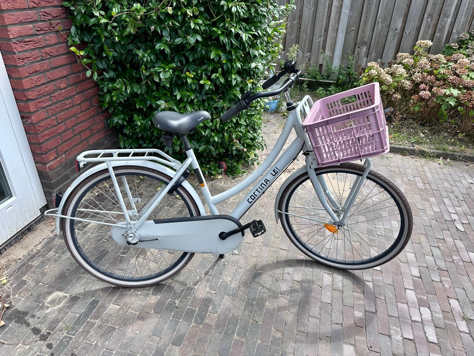 Cortina U4 Transportfiets meisjes 26 inch - Lichtgrijs, Ophalen, Gebruikt, 26 inch of meer
