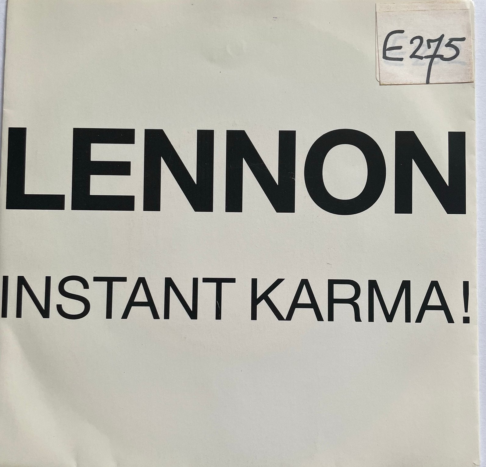 John Lennon - Instant karma, Ophalen of Verzenden, Zo goed als nieuw, Pop