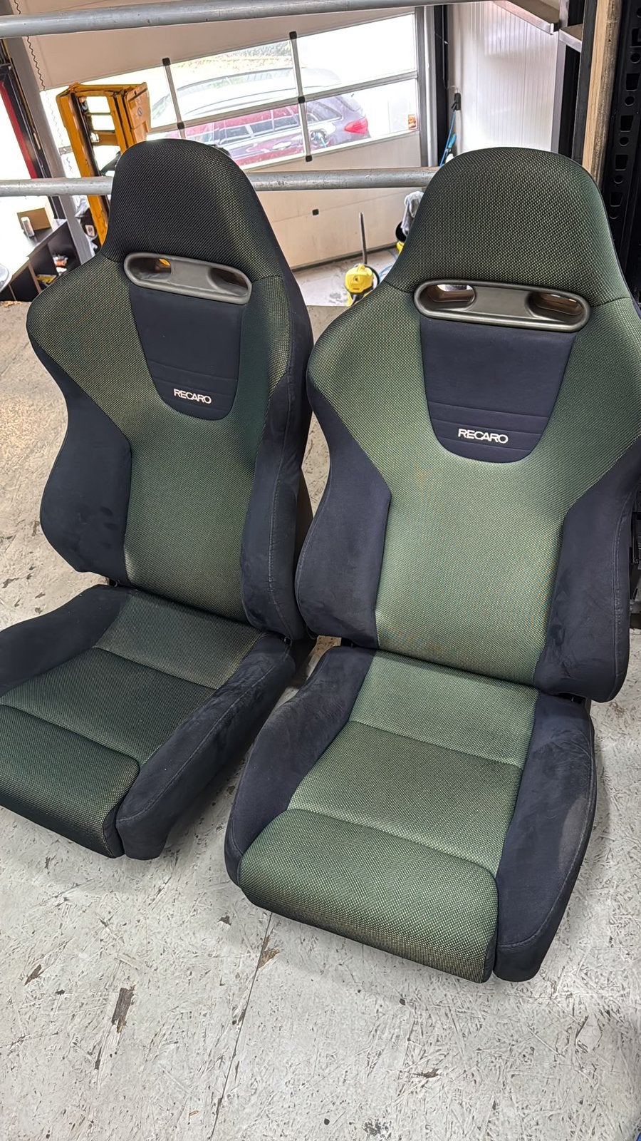 Recaro accord euro r stoelen, Ophalen