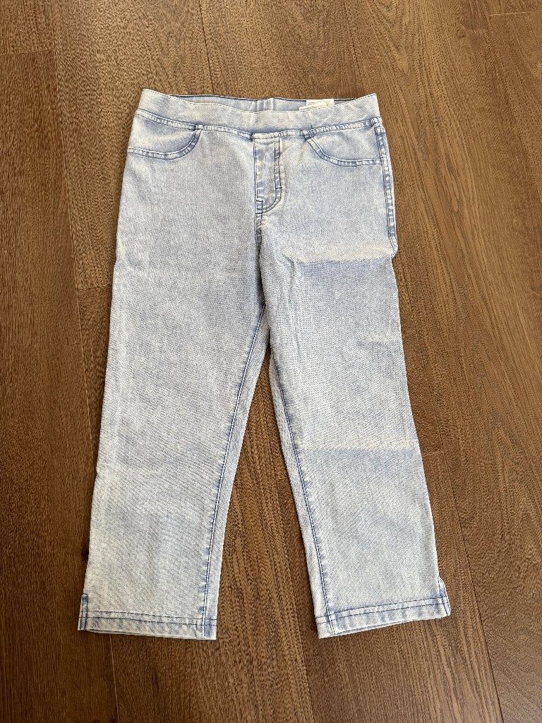 2x H&M capri tregging / jeans legging maat 146, Kinderen en Baby's, Broek, Meisje, H&M, Ophalen of Verzenden