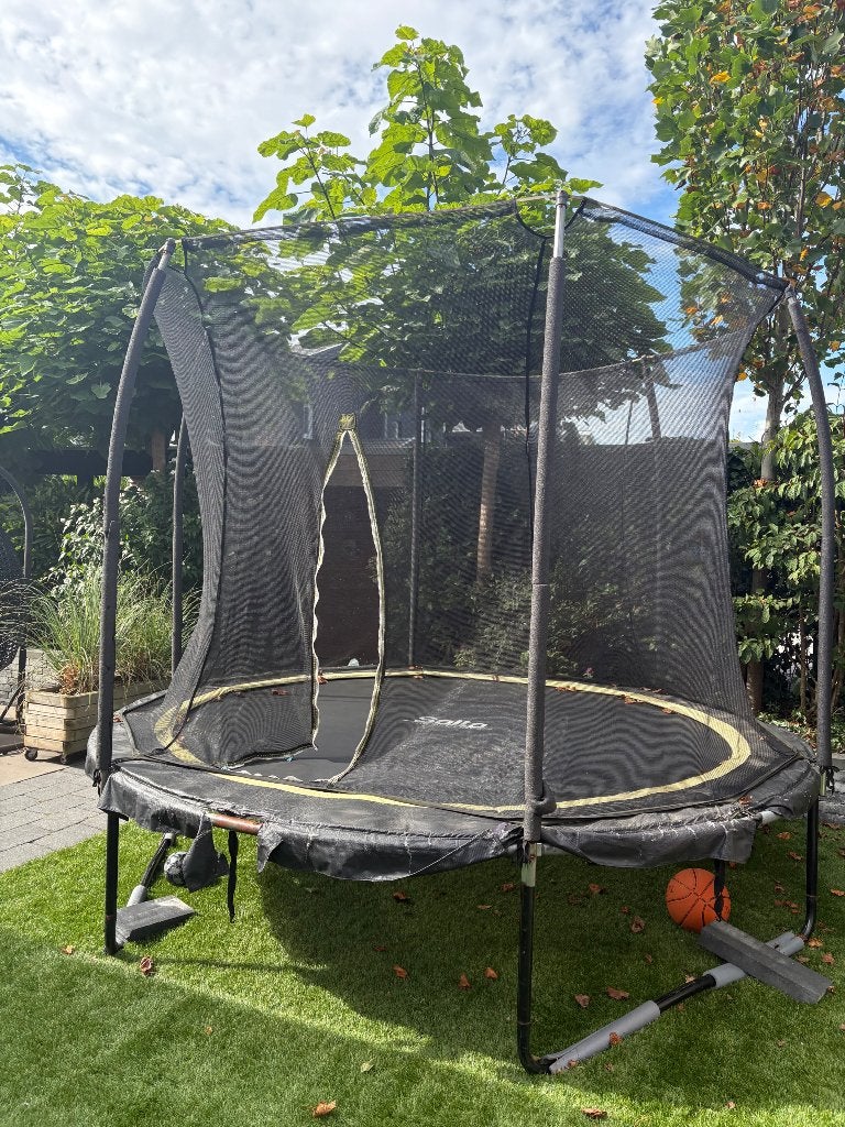Salta Comfort Edition Trampoline 3.05m - Buis gebroken, Ophalen, Gebruikt