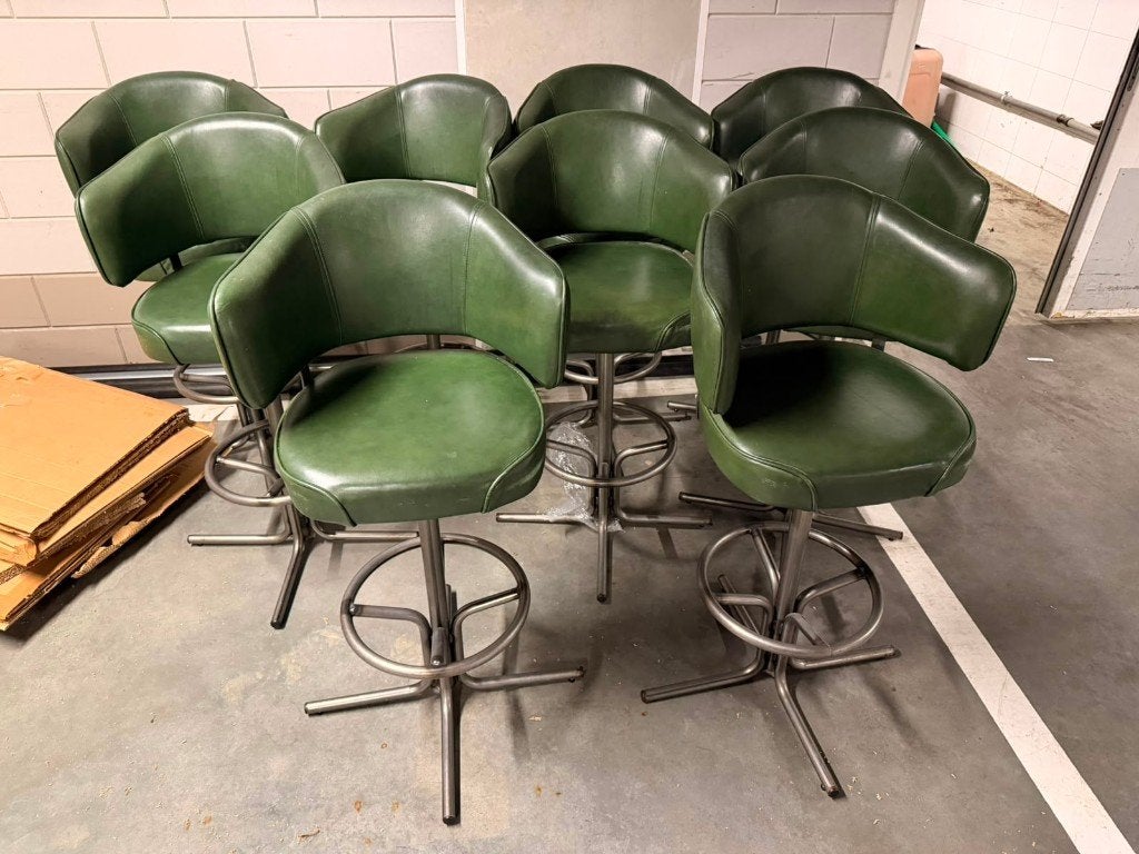 8x barkrukken, 5 krukken of meer, Ophalen, Gebruikt, 60 tot 90 cm