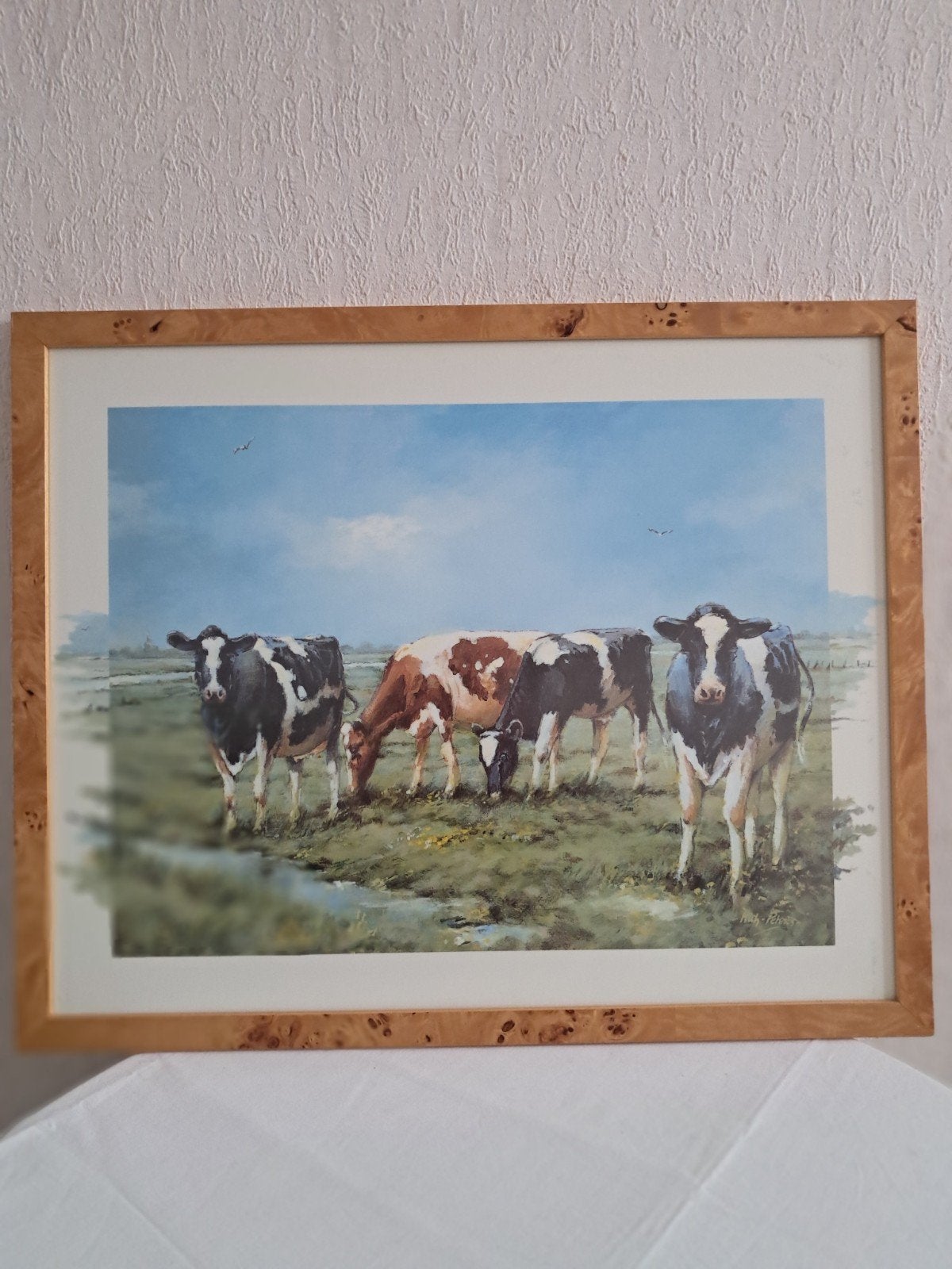 Schilderij met koeien, Ophalen