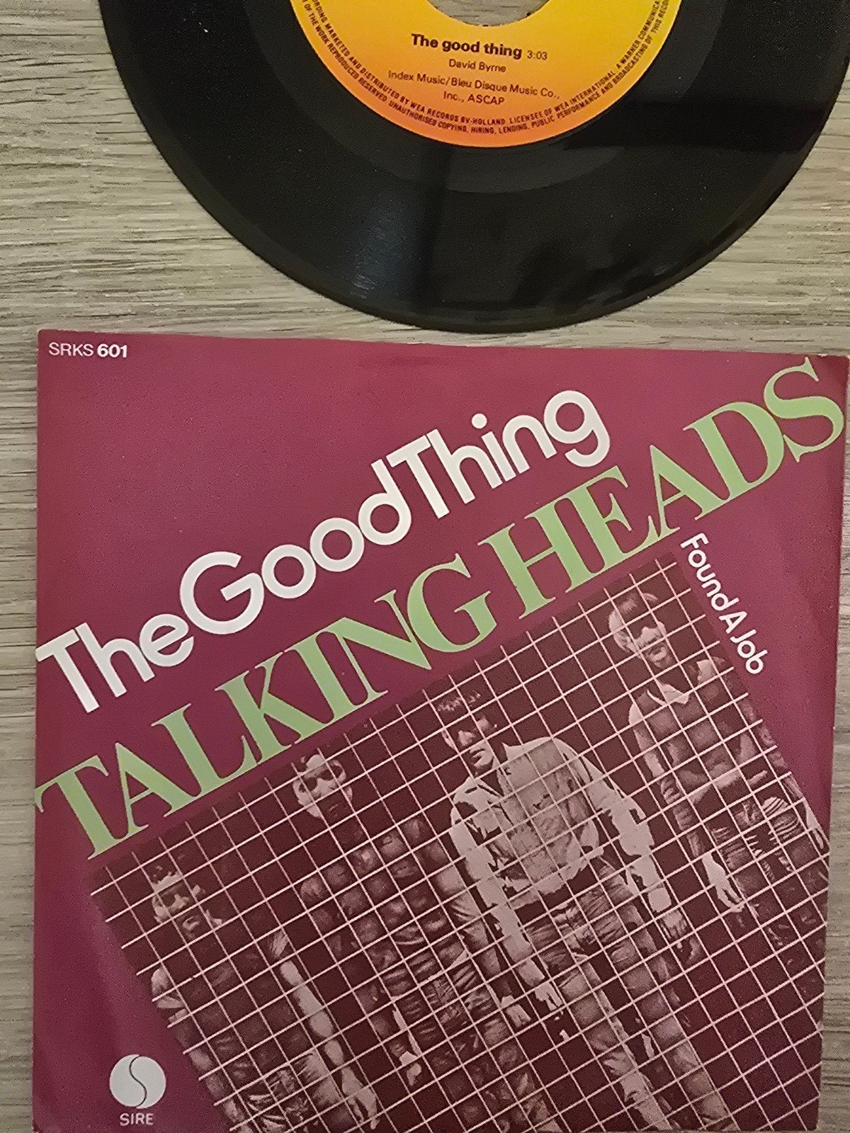 Talking Heads/ The good thing( zeldzaam, Ophalen of Verzenden, 7 inch, K-pop