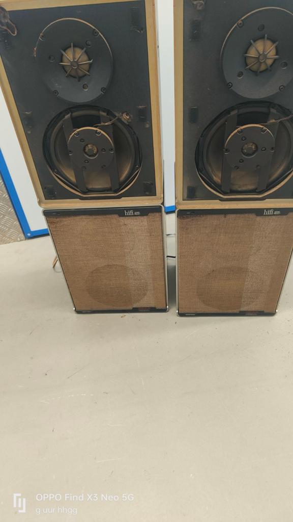 4 Aristona SX6544 MFB Boxen - Werkend, opknapbeurt nodig, Ophalen, 60 tot 120 watt, Front, Rear of Stereo speakers, Overige merken