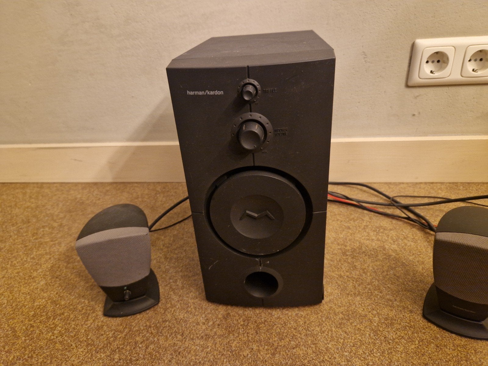 Harman Kardon HK395 Speakerset met Subwoofer, Gebruikt, Speakerset, Ophalen of Verzenden, Minder dan 60 watt