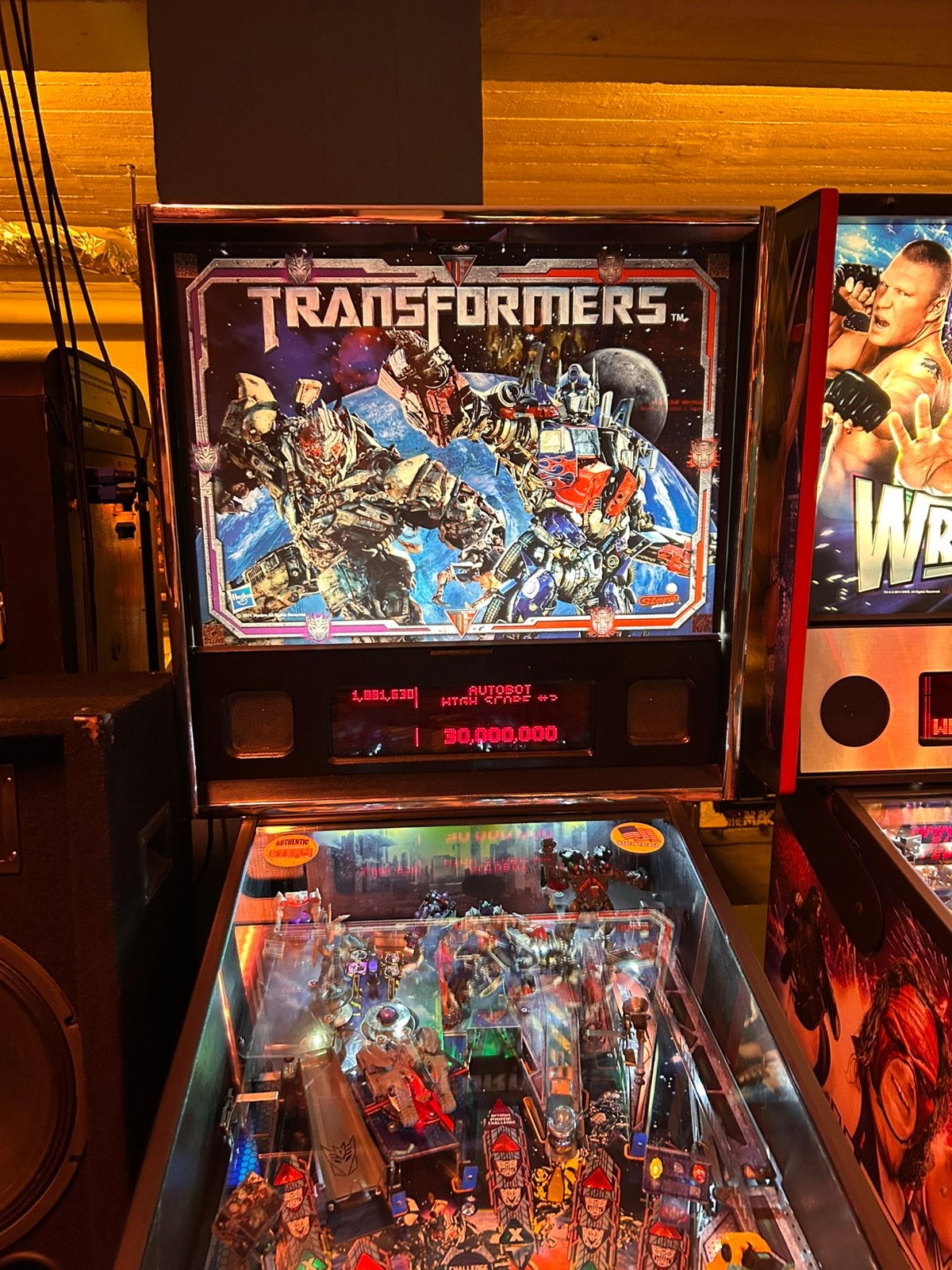 Transformers pinball, Stern, Ophalen of Verzenden, Zo goed als nieuw, Dot-matrix