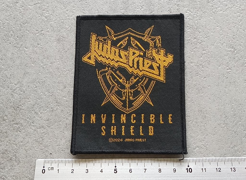 Judas Priest mooie  invicible shield patch j19 metal, Ophalen of Verzenden, Nieuw, Kleding