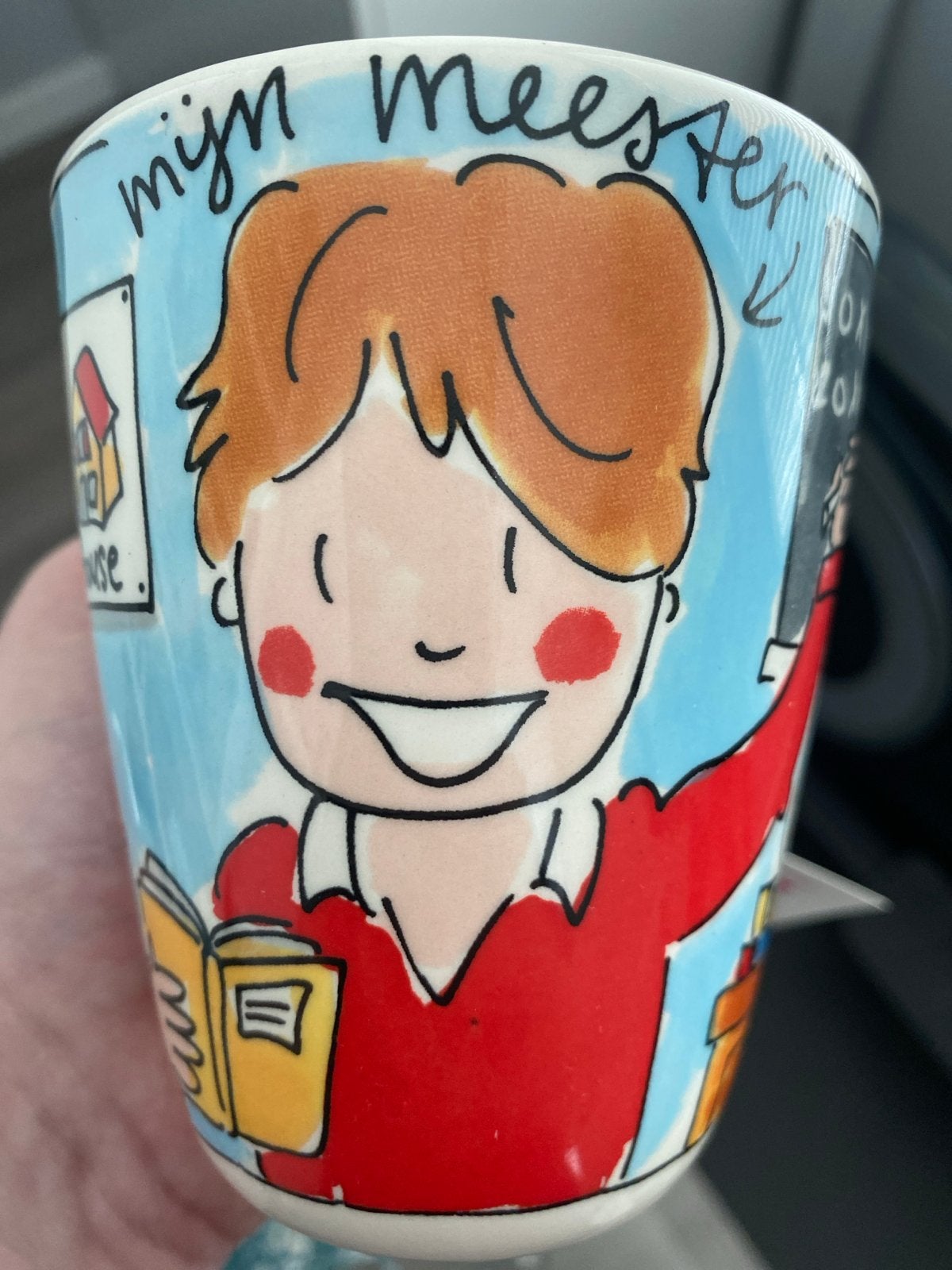 Mok 'Mijn meester is gek lief' - Blond Amsterdam, Huis en Inrichting, Blond Amsterdam, Overige typen, Verzenden, Nieuw