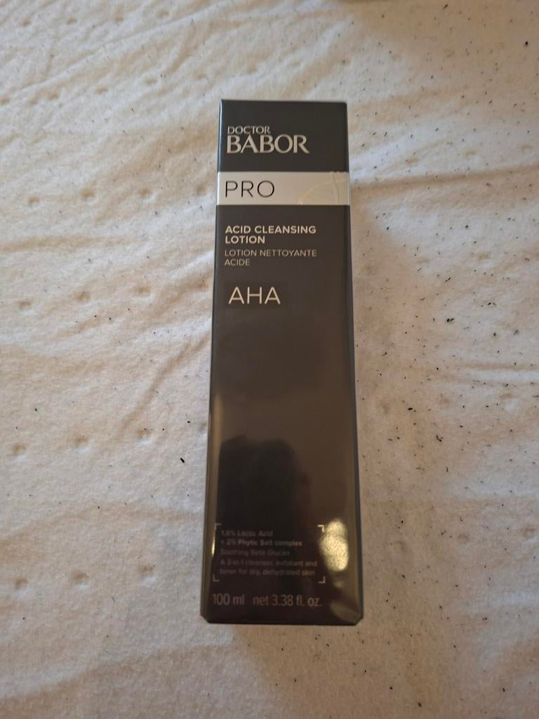 Doctor Babor Pro AHA Acid Cleansing Lotion, Ophalen of Verzenden, Nieuw, Gehele gezicht, Reiniging