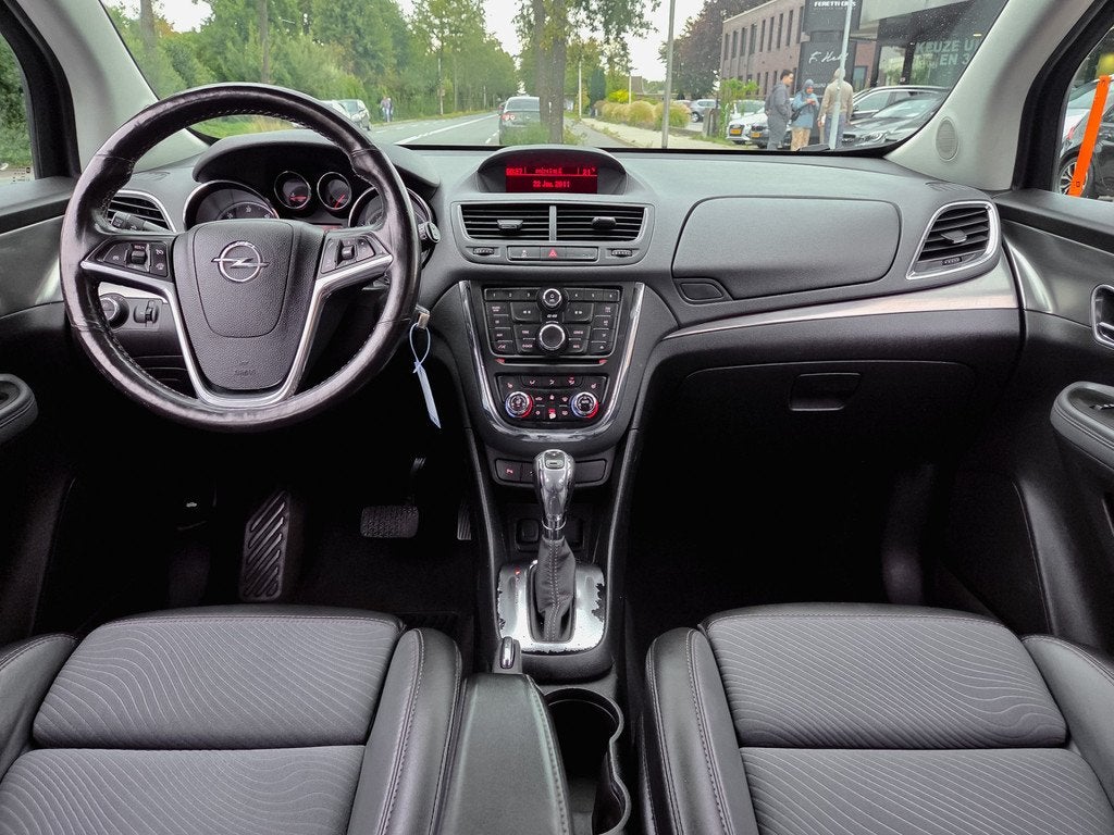 Opel Mokka 1.7 CDTi COSMO AUTOMAAT SPORTLEDER AIRCO 18INCH.L, Euro 5, Gebruikt, Zwart, 1200 kg