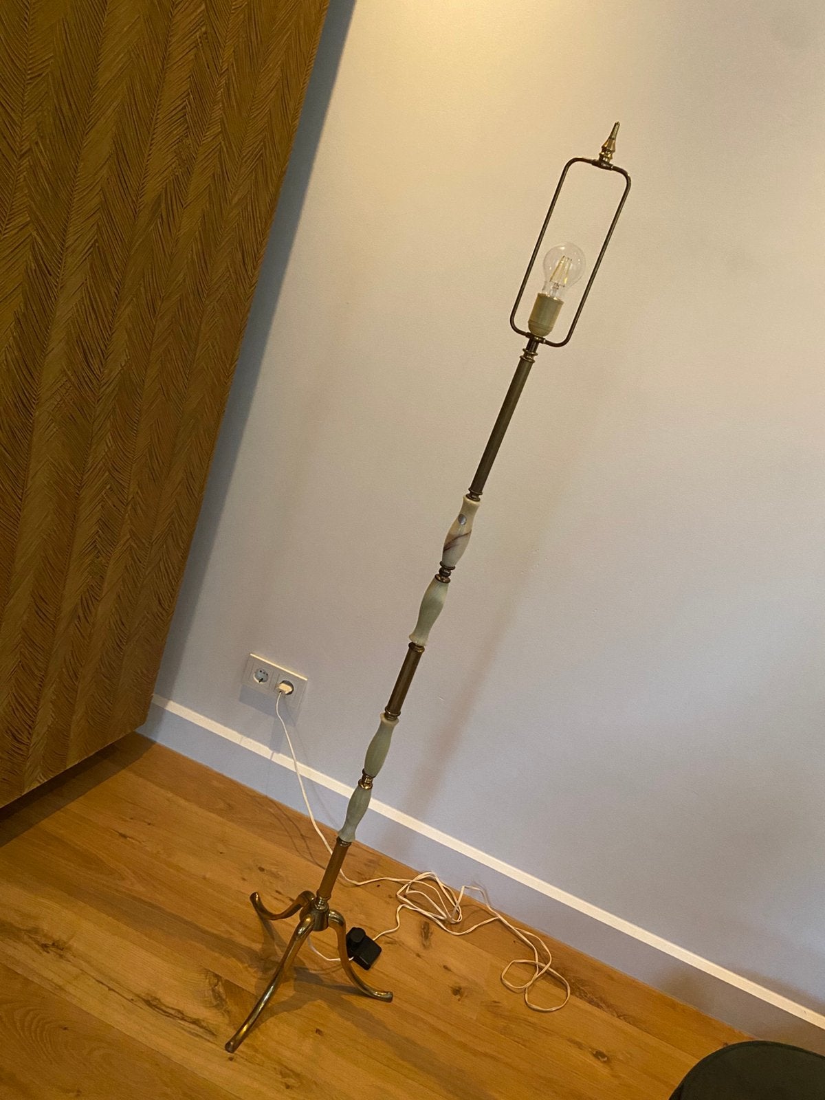 Vintage vloerlamp Hollywood Regency ca 1960, Huis en Inrichting, Lampen | Vloerlampen, Ophalen, Gebruikt, Vintage Hollywood Regency