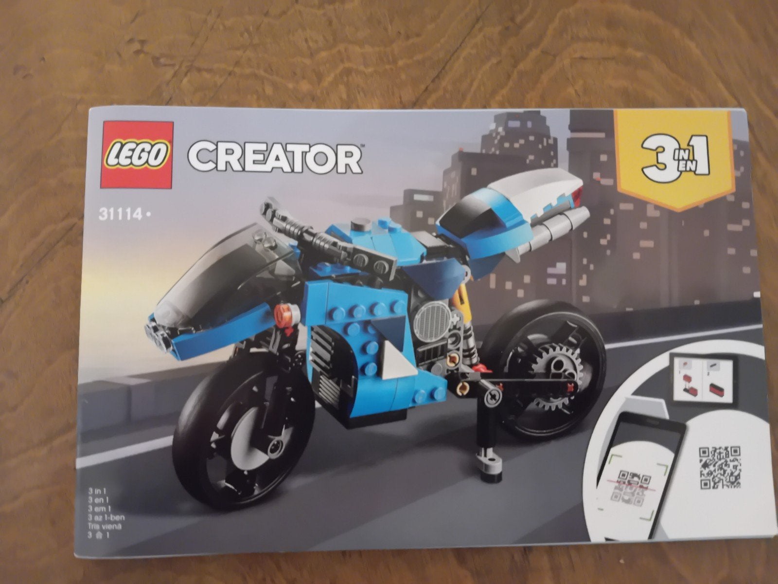 lego motor 31114, Lego, Inclusief instructies, Ophalen of Verzenden, Zo goed als nieuw