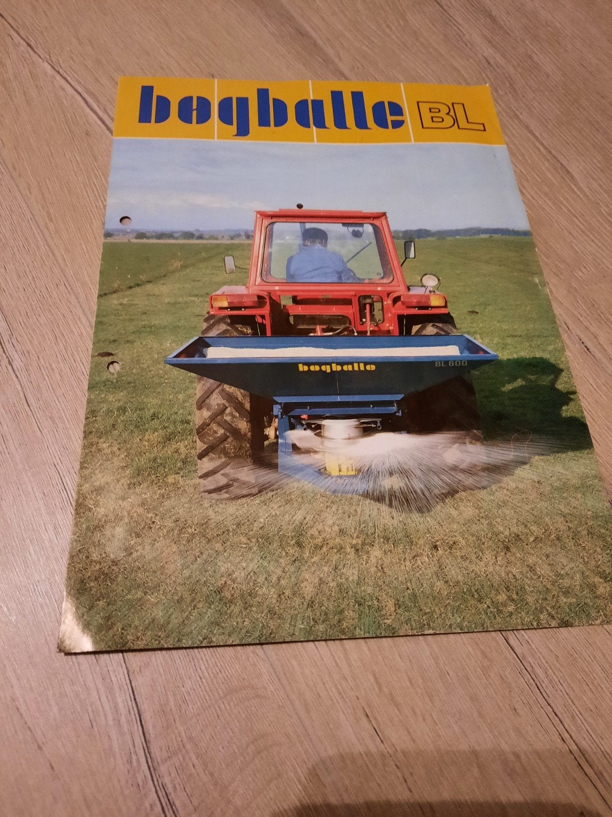 Originele Bogballe BL kunstmeststrooier folder, Ophalen of Verzenden, Zo goed als nieuw