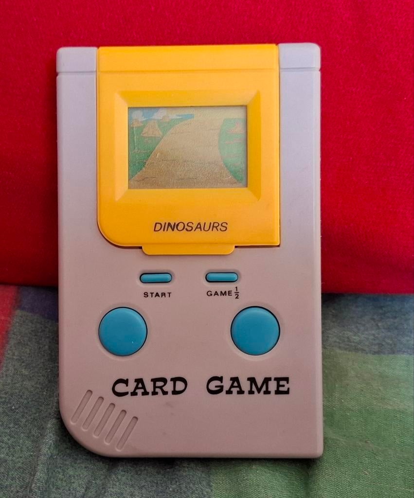Vintage Muti Dinosaurs Card Game Handheld Console, Ophalen of Verzenden, Overige merken, Gebruikt