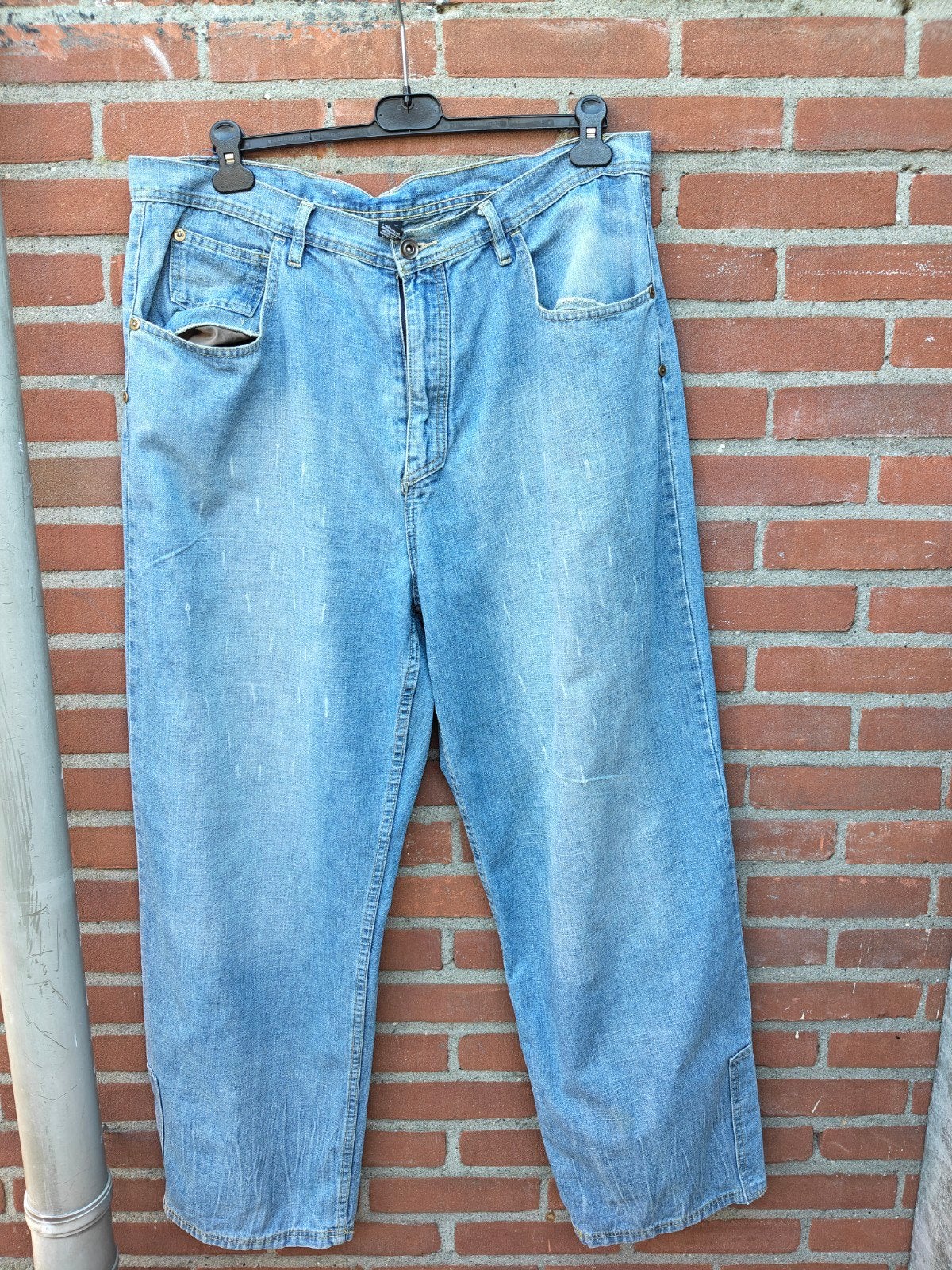 H-GUINE Jeans - Comfortabele Lichtblauwe Denim, Mc guire denim, Ophalen of Verzenden, Zo goed als nieuw, Blauw