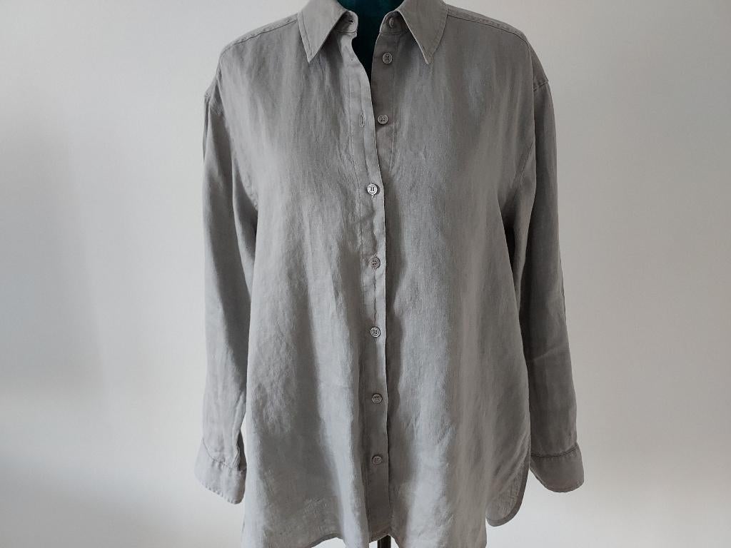 TWIST & TANGO blouse linnen maat 38 kleur grijs, Kleding | Dames, Maat 38/40 (M), Zo goed als nieuw, Grijs, Twist en Tango