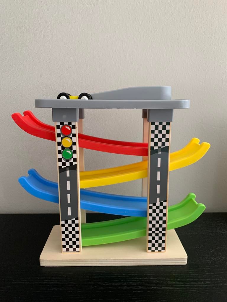Playtive autoracebaan, Kinderen en Baby's, Speelgoed | Racebanen, Overige merken, Racebaan, Ophalen of Verzenden, Zo goed als nieuw