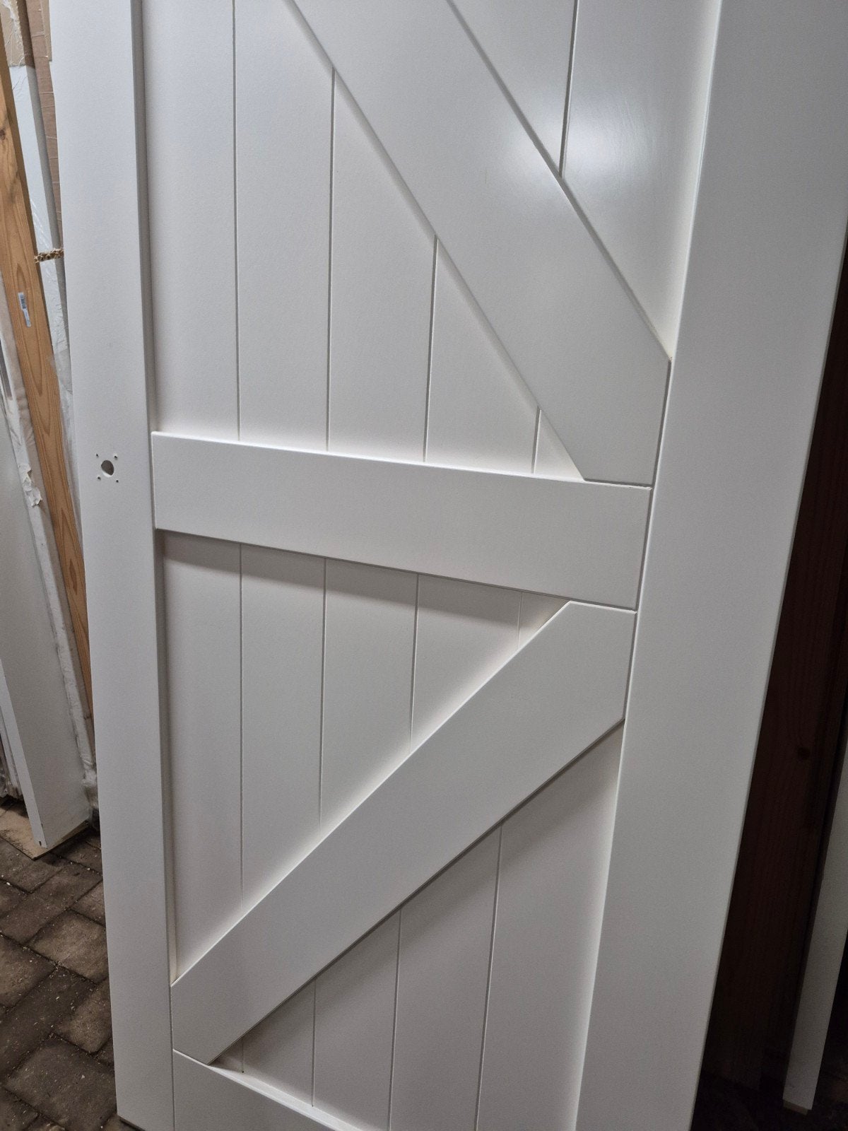83x201,5cm binnendeur stomp Barn deur meerdere aanwezig, Doe-het-zelf en Verbouw, Deuren en Horren, Ophalen, 80 tot 100 cm, .