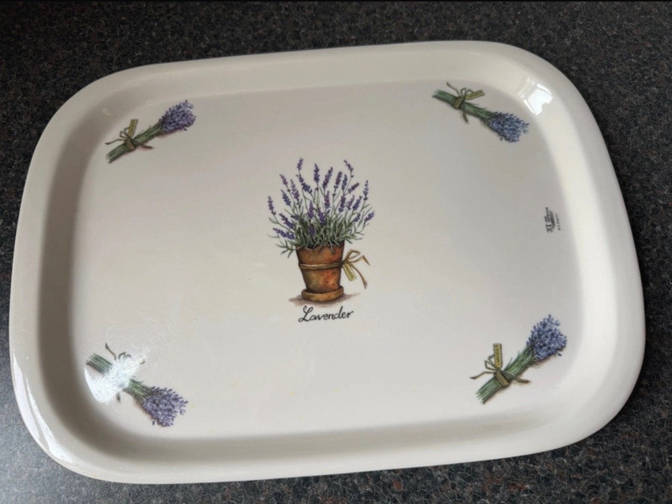 Dienblad Lavendel - Jet ter Steege, Kunststof, Gebruikt, Ophalen of Verzenden, Dienblad