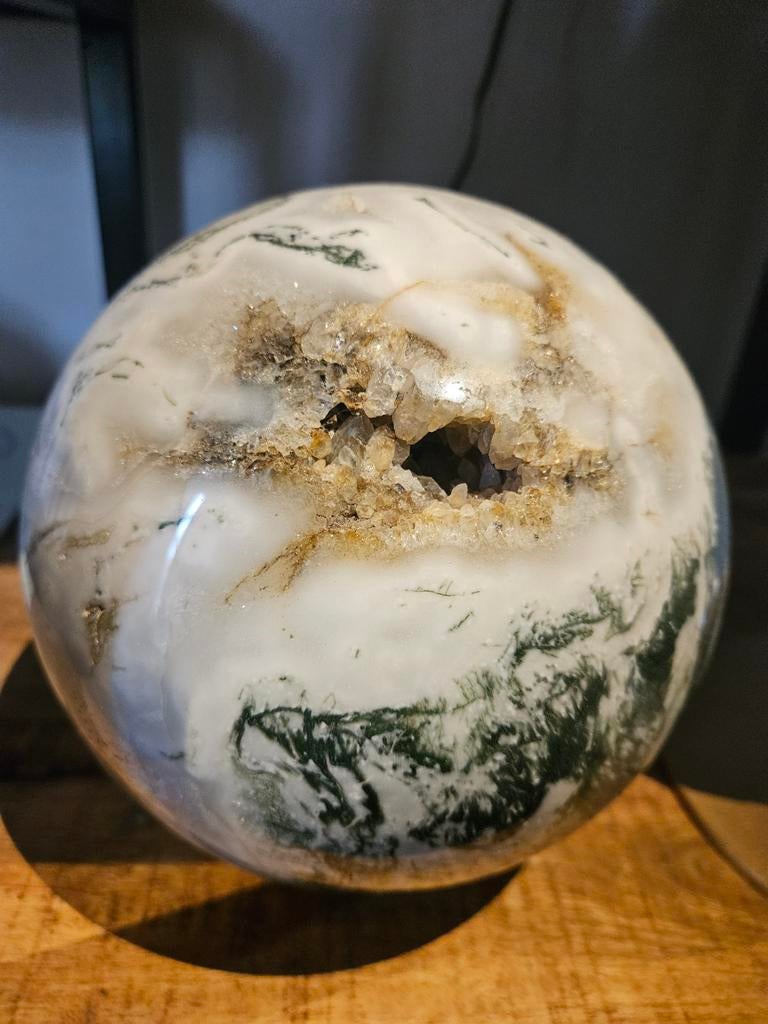 Mosagaat bol van 7 kilo, Ophalen of Verzenden, Mineraal