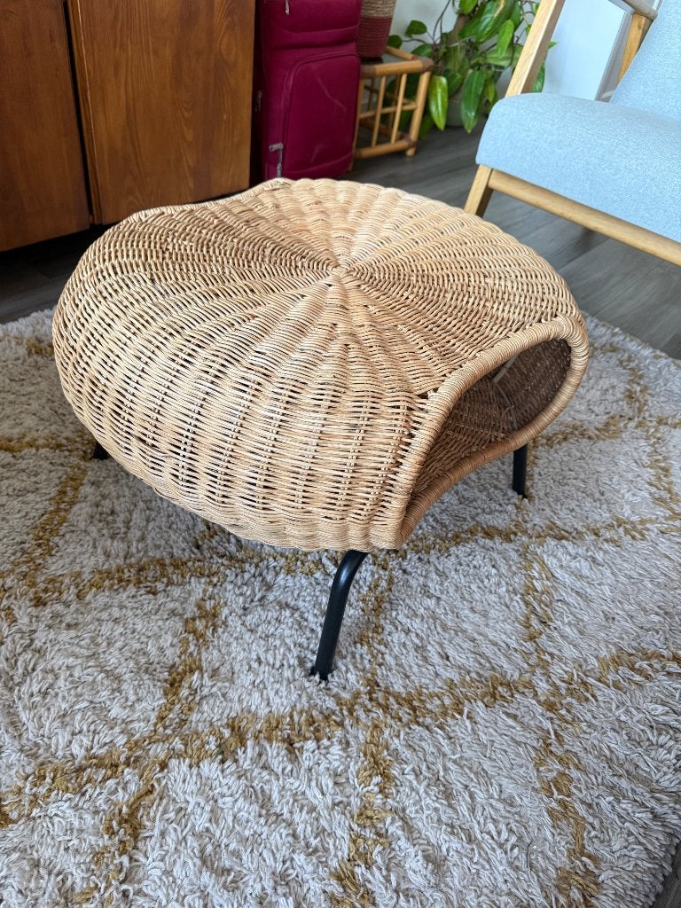 Rieten tafeltje ikea, Ophalen, 50 – 75, 50 tot 100 cm, Rond