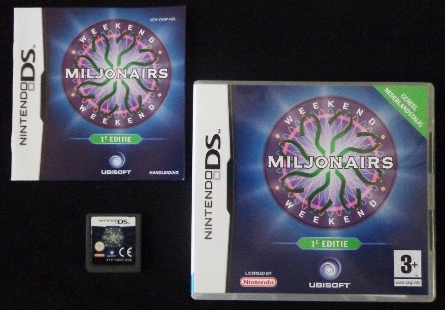 Weekend Miljonairs voor de Nintendo DS Compleet, Puzzel en Educatief, 1 speler, Ophalen of Verzenden, Zo goed als nieuw