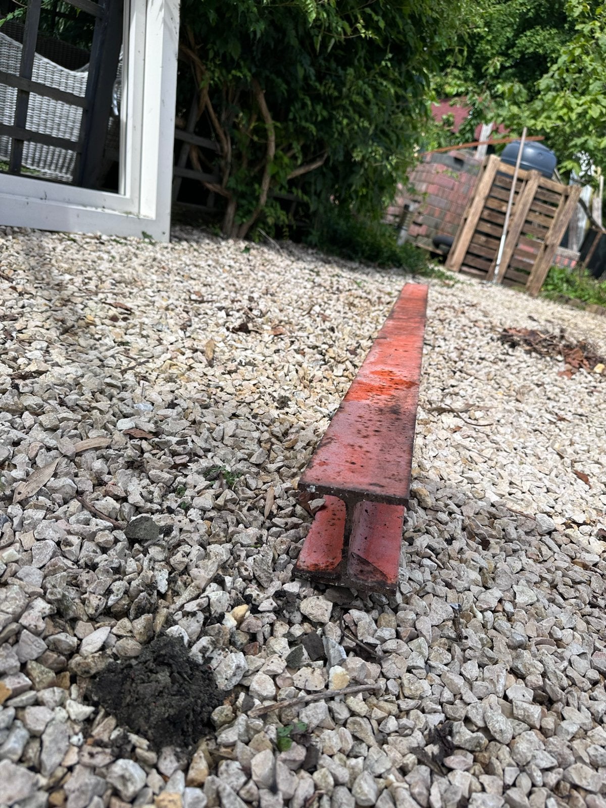 Stalen H profiel, Doe-het-zelf en Verbouw, Metalen, Ophalen of Verzenden, Zo goed als nieuw