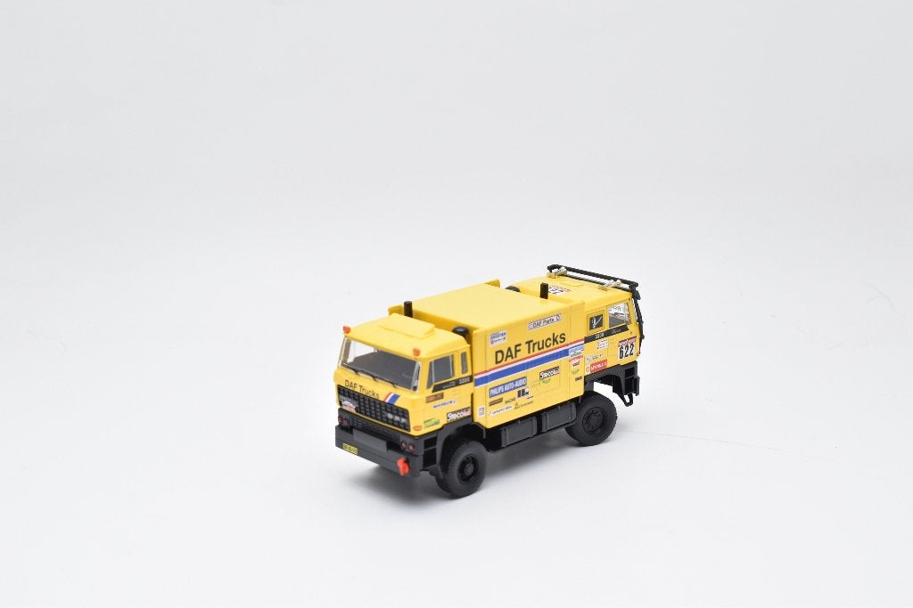 Dakar '85 dubbelekop De Rooy 1:50 Diamondlabel Nieuw in doos, Ophalen of Verzenden, Nieuw, Bus of Vrachtwagen, Overige merken