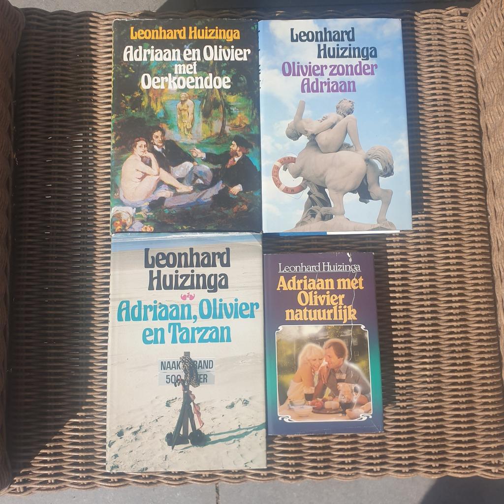 Adriaan en Olivier serie - Leonard Huizinga (4 boeken), Ophalen of Verzenden, Gelezen, Leonard Huizinga, Fictie algemeen