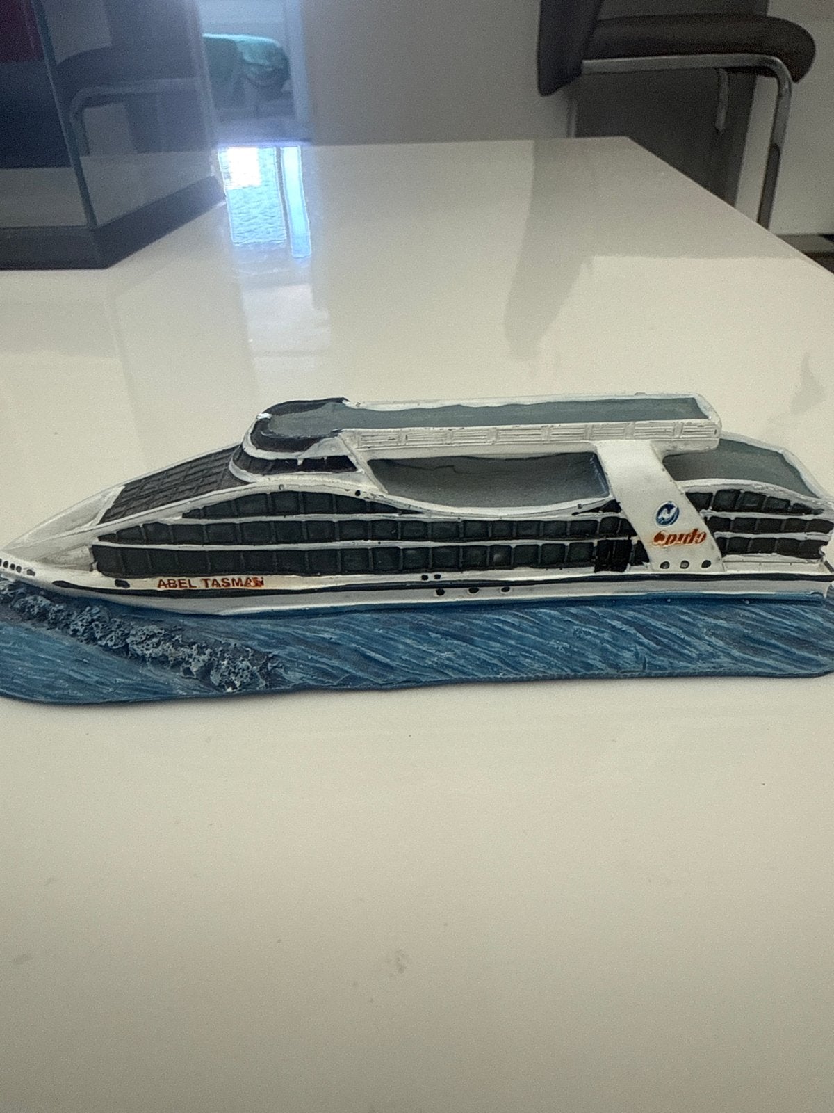 Model van de veerboot Abel Tasman, Ophalen of Verzenden, Zo goed als nieuw