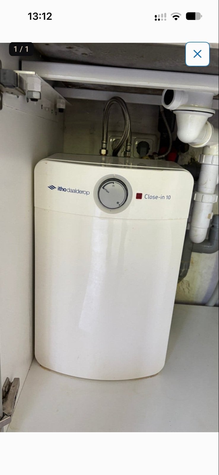 Itho Daalderop Close-in 10 Boiler, Doe-het-zelf en Verbouw, Gebruikt, Aardgas, Minder dan 20 liter, Onbekend