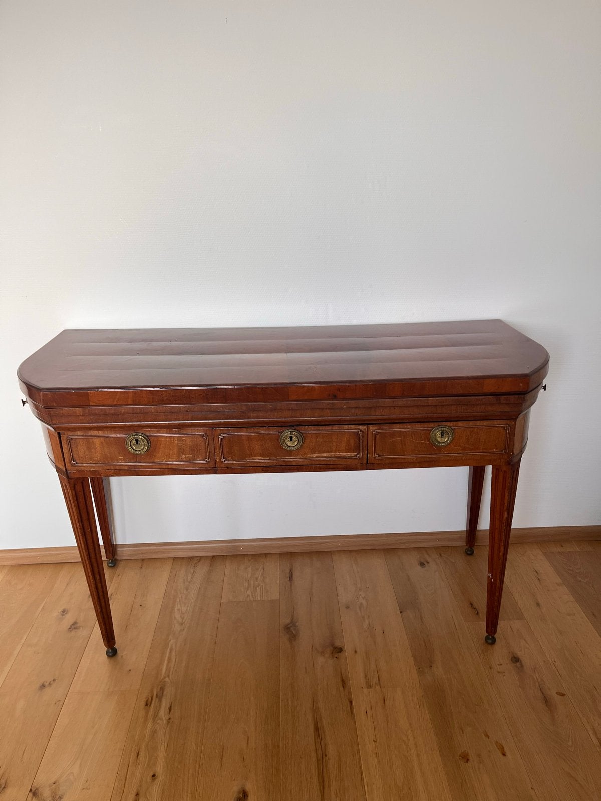 Antieke secretaire/schrijftafel met uitschuifbaar blad, Antiek en Kunst, Ophalen