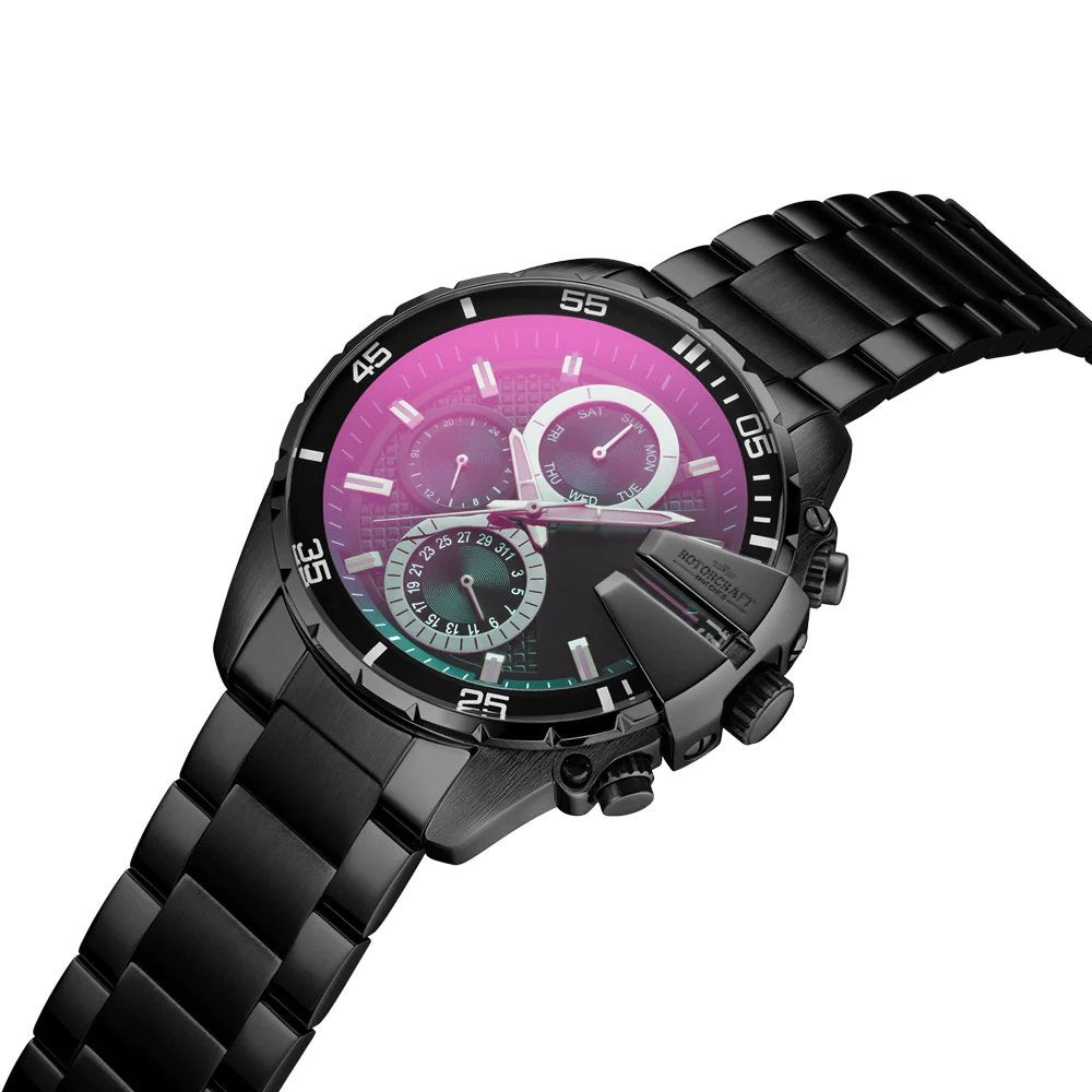 Rotorcraft Rotator RC3102 Sport Chrono Nieuw! t.w.v € 529-, Zwart, Nieuw, Ophalen of Verzenden, Waterdicht