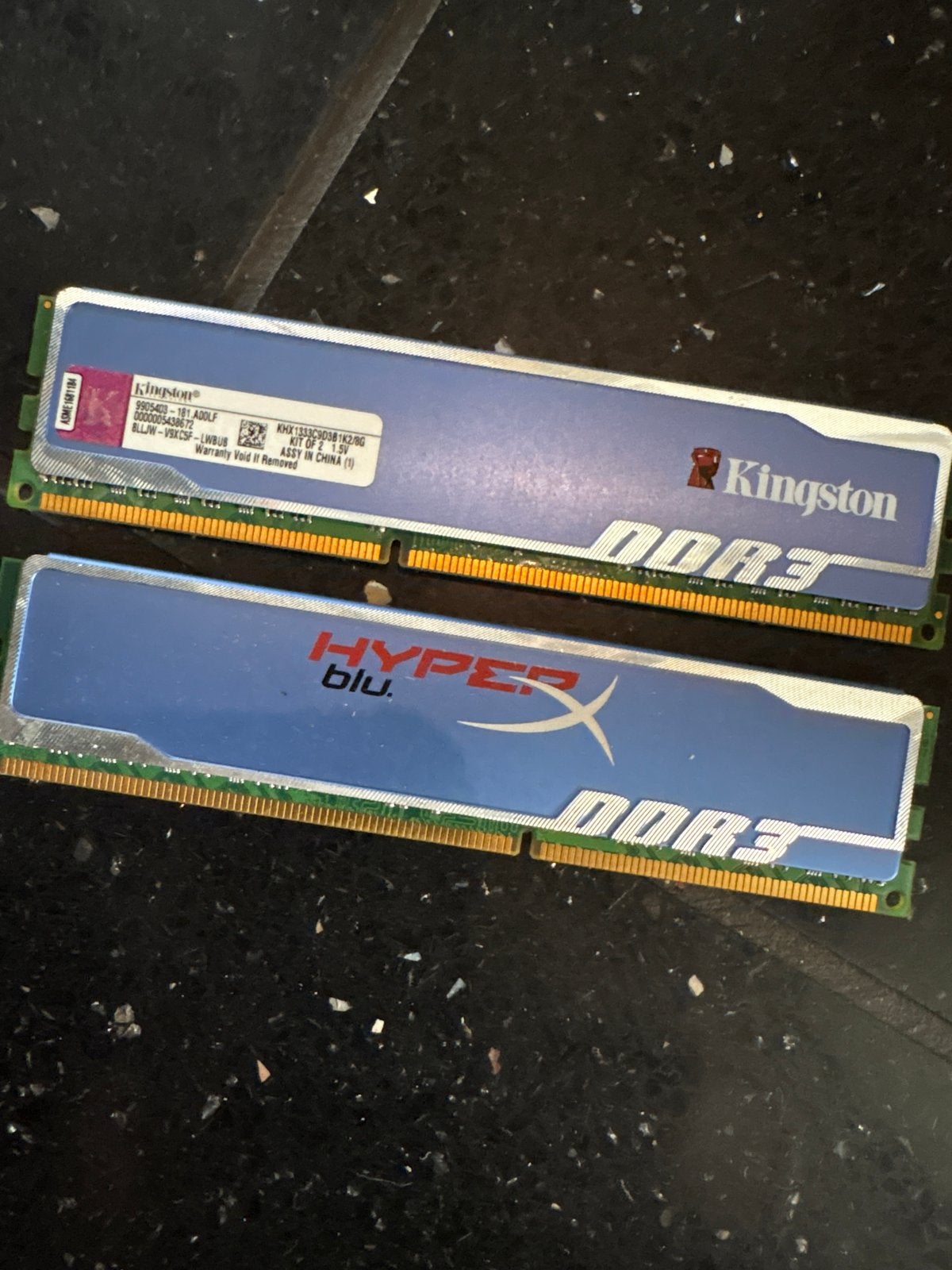 Kingston HyperX Blu DDR3 RAM Geheugenmodule, Computers en Software, RAM geheugen, Gebruikt, Server, 8 GB, DDR3