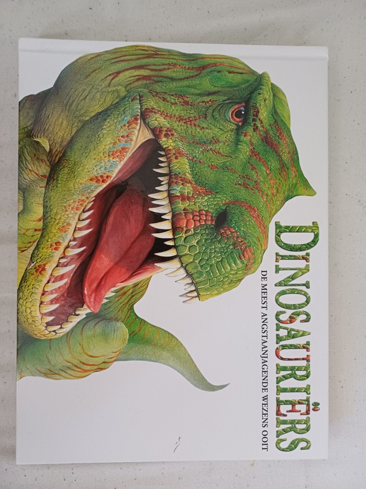 Dinosauriërs De meest angstaanjagende wezens ooit, Boeken, Ophalen of Verzenden, Zo goed als nieuw, Reptielen of Amfibieën