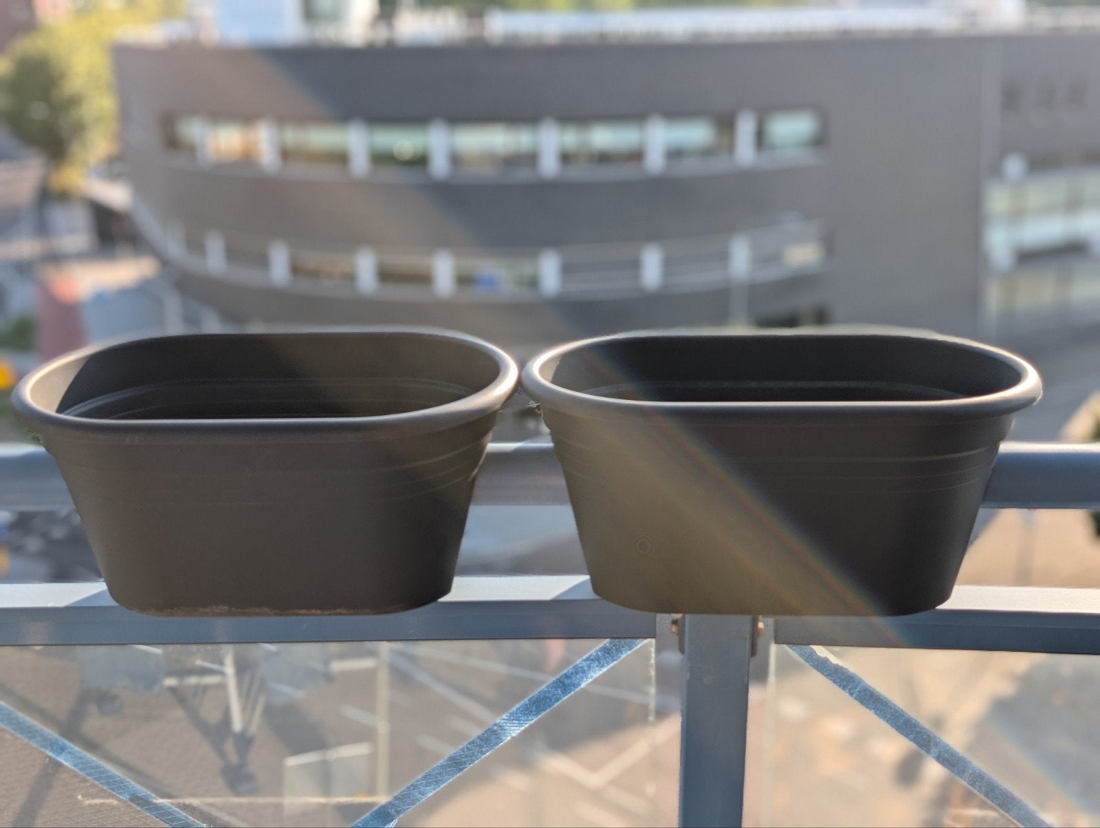 Elho balkon plantenbakken antraciet (Sittard), Ophalen, Kunststof, Minder dan 30 cm, Balkon