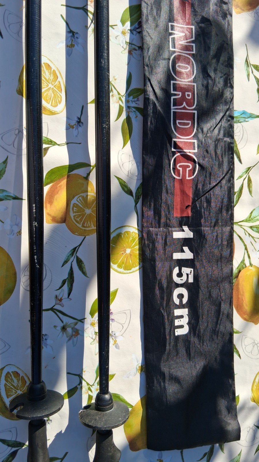Human Nature Carbon Nordic Walkingstokken 115cm, Ophalen