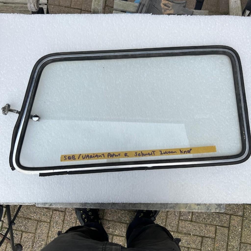 VW Type 3 Squareback Popout R ivoor Sekurit, Ophalen of Verzenden, Gebruikt