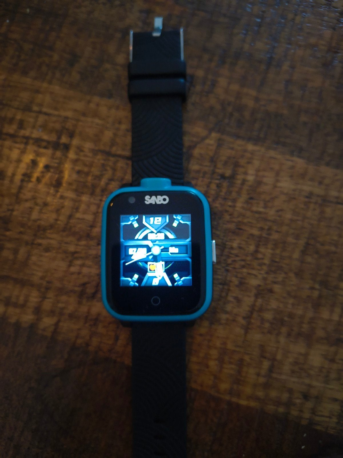 SABO Smartwatch Kinderhorloge Zwart/Blauw, Ophalen of Verzenden, Gebruikt, Zwart